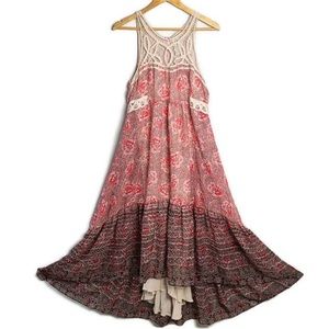 Free People Floral Lace Sz 4 Dress